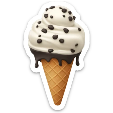 cookies and cream ice cream  sticker