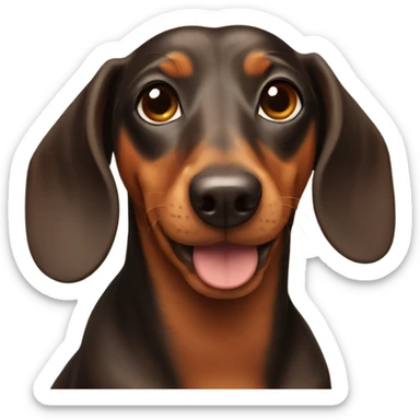 dachshund  sticker