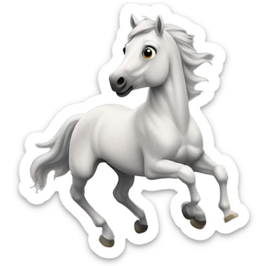 Cheval au galop sticker