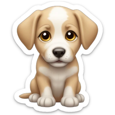 Little puppy sticker