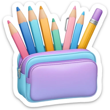 aesthetic school supplies pastel sticker