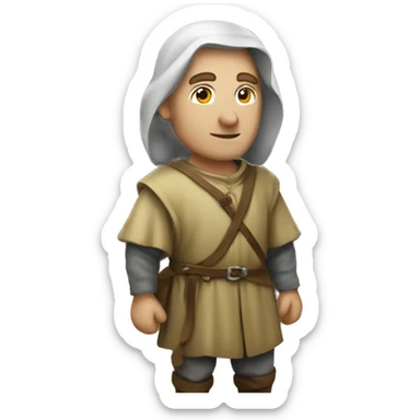 medieval market visitor sticker