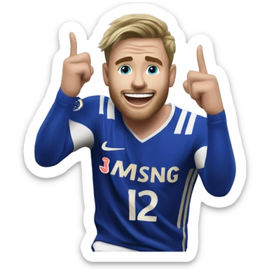 Cole Palmer of Chelsea CELEBRAC sticker