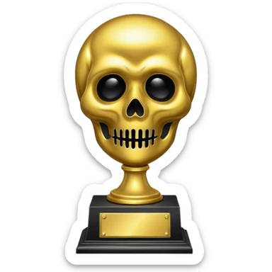 trofeu ghostface sticker