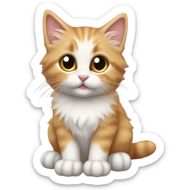 Kitten sticker