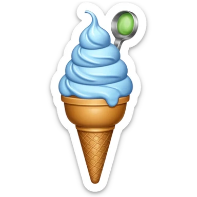 Ice Cream scoop sticker