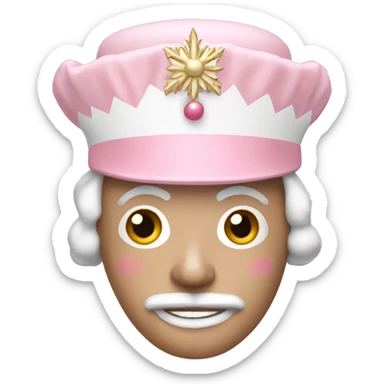 Light pink nutcracker sticker