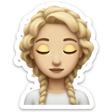 dreaming girl in serenity sick sticker