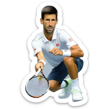 Djokovic sticker