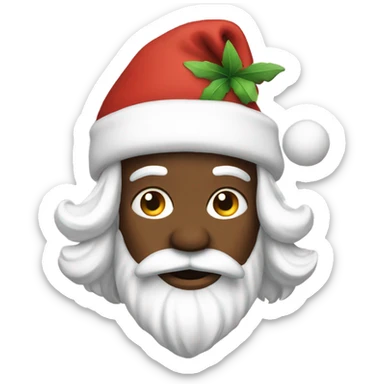Island santa sticker