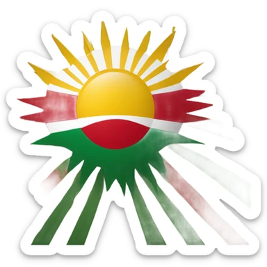 Kurdistan flag emoji sticker