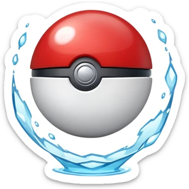 Pokeball catching black kan sticker