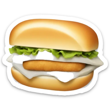 fish sandwich sticker