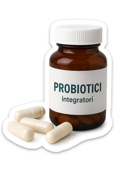 Probiotici integratori sticker