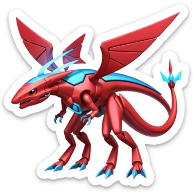 Vikavolt-Salamence-Genesect-Miraidon-fusion, full body sticker