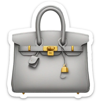 Grey birkin bag sticker