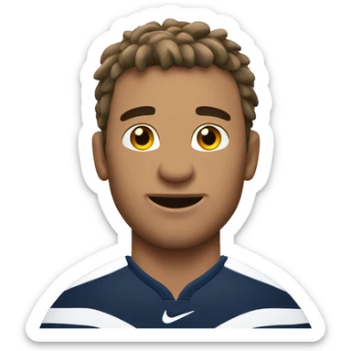 Rugby player  sticker