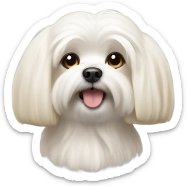 Maltese but blonde  sticker