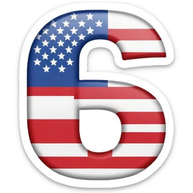 LETTER C USA  sticker
