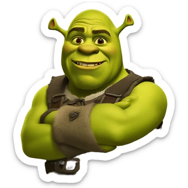 shrek shrek shrek sticker