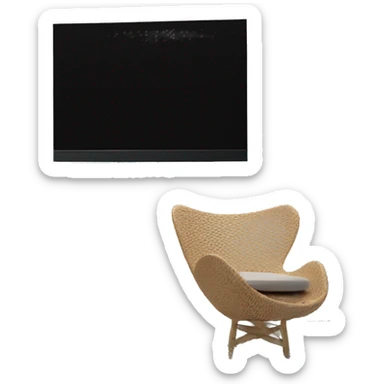 modern oled smart tv, black screen sticker