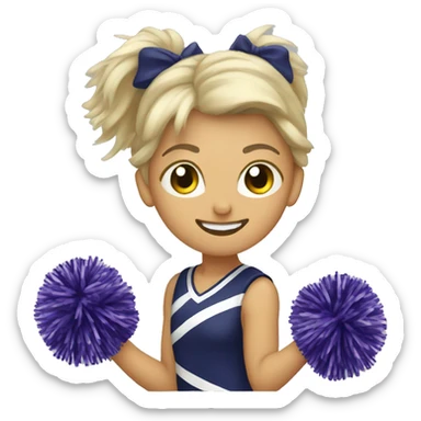 cheer pom poms sticker