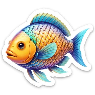 Bola Fish sticker