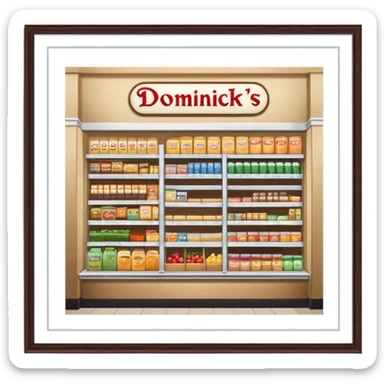 Dominick’s Grocery Store Chicago sticker