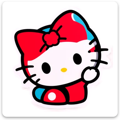 Hello kitty  sticker