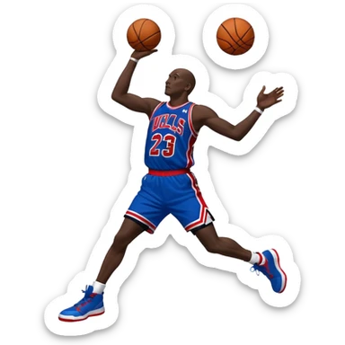 Nba logo emoji jordan sticker