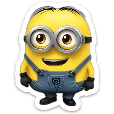 gang member minion sticker