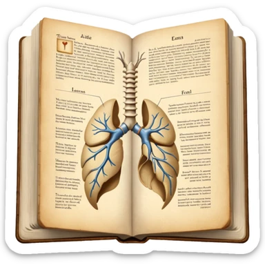 anatomy book sticker