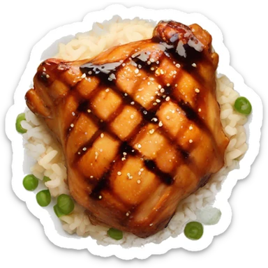 teriyaki chicken thighs sticker