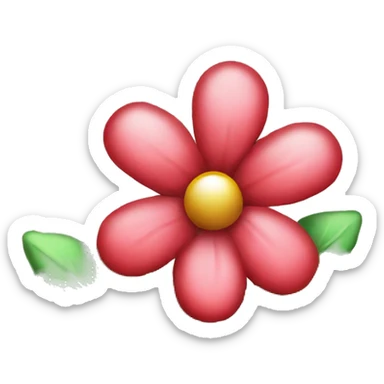 Cute Christmas flowers sticker