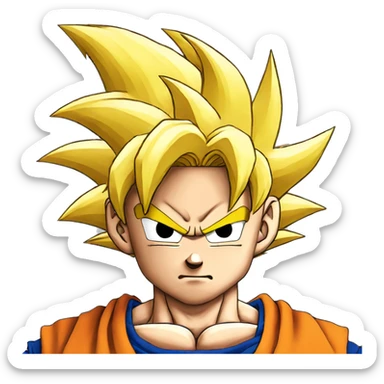 Dragon ball Z goku sticker