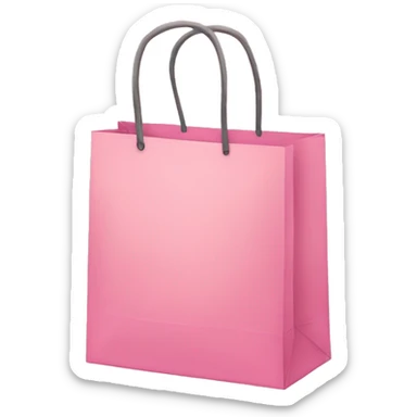 Shopping bag aesthetic pink  sticker