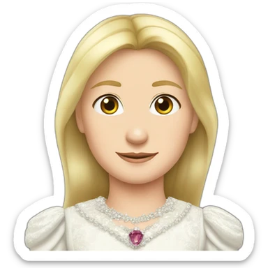 Vladimir Putin wear princess dress sticker