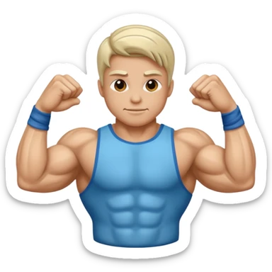 muscle sticker