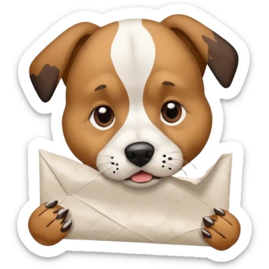 Dog eat homework sticker