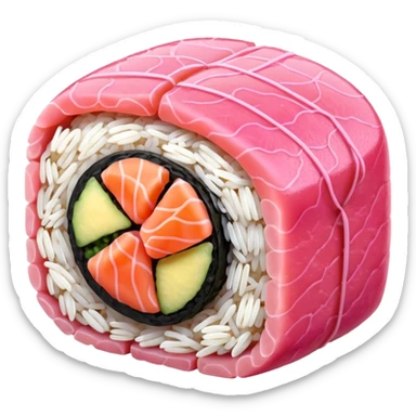 sushi rosa sticker
