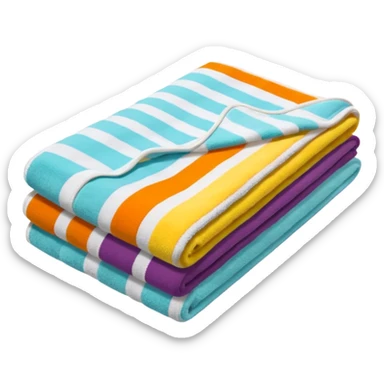 beach towel sticker