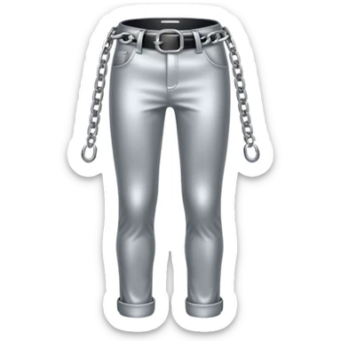 Chain Belt on a pant  sticker