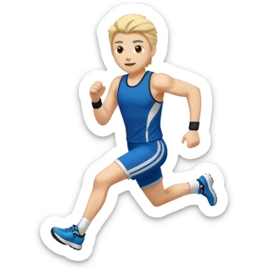 Create me an emoji where the word MHA IS AN EMOJI AND MHA is for a  running club sticker
