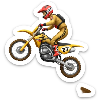 Moto cross sticker