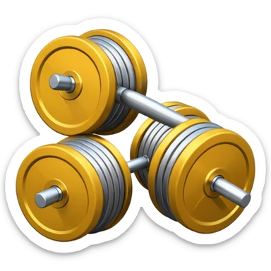 Peso de academia sticker