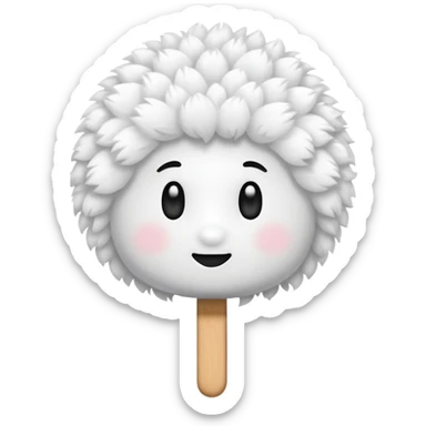 A q-tip emoji with no face sticker
