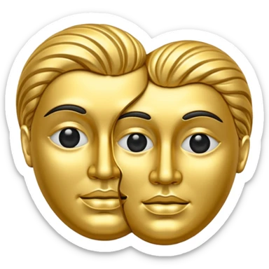 drama symbol sticker