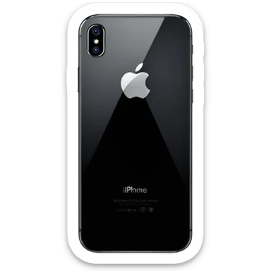 back side of iphone sticker