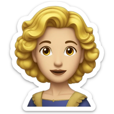 la belle et la bête sticker