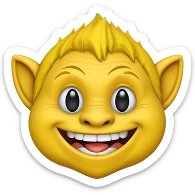 Troll emoji sticker